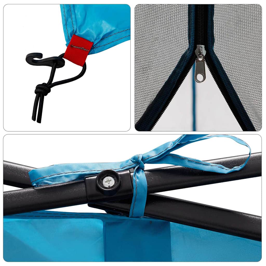 Innenzelt mit Dach mit Speicher Blau 303 x 303 x 196 cm Taft