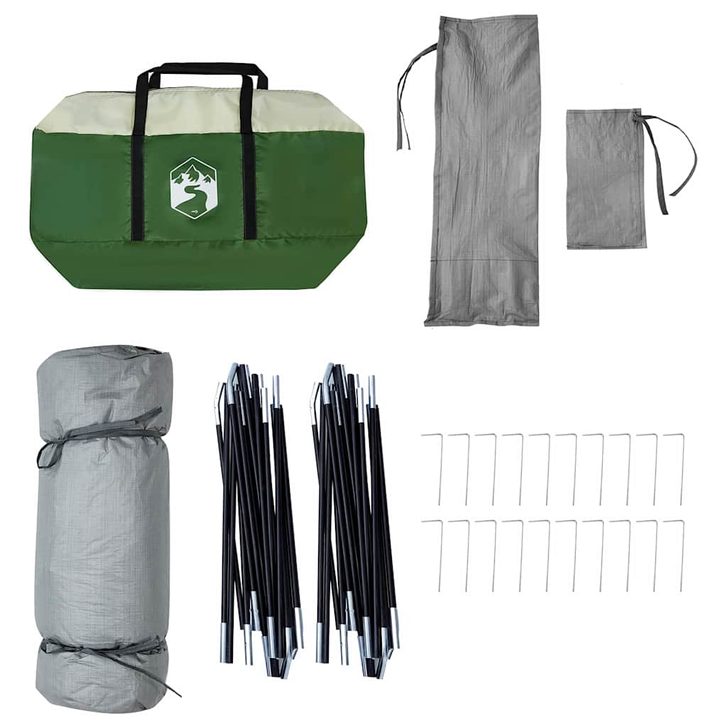 Innenzelt mit Dach mit Speicher Grün 520 x 520 x 190 cm Taft