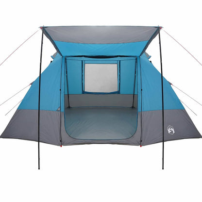 Campingzelt mit Dach mit Speicher Blau 482 x 360 x 227 cm Taft