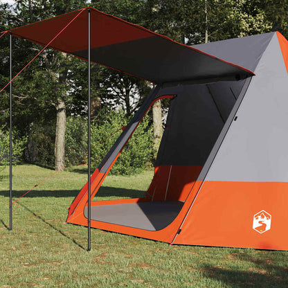 Campingzelt mit Dach Grau und Orange 482 x 360 x 227 cm Taft
