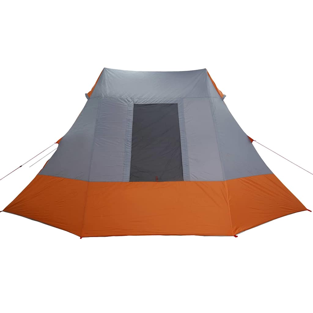Campingzelt mit Dach Grau und Orange 482 x 360 x 227 cm Taft