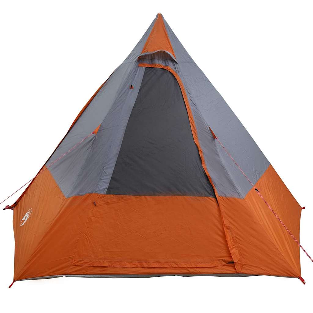 Campingzelt mit Dach Grau und Orange 482 x 360 x 227 cm Taft