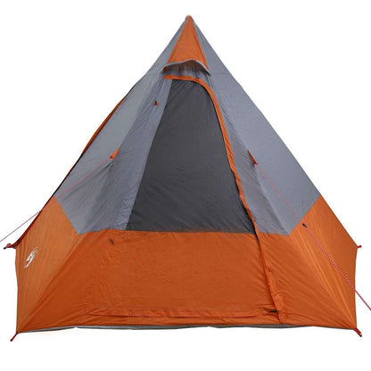 Campingzelt mit Dach Grau und Orange 482 x 360 x 227 cm Taft