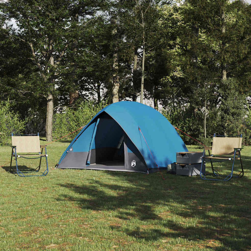Campingzelt mit Dach mit Speicher Blau 275 x 230 x 140 cm Taft