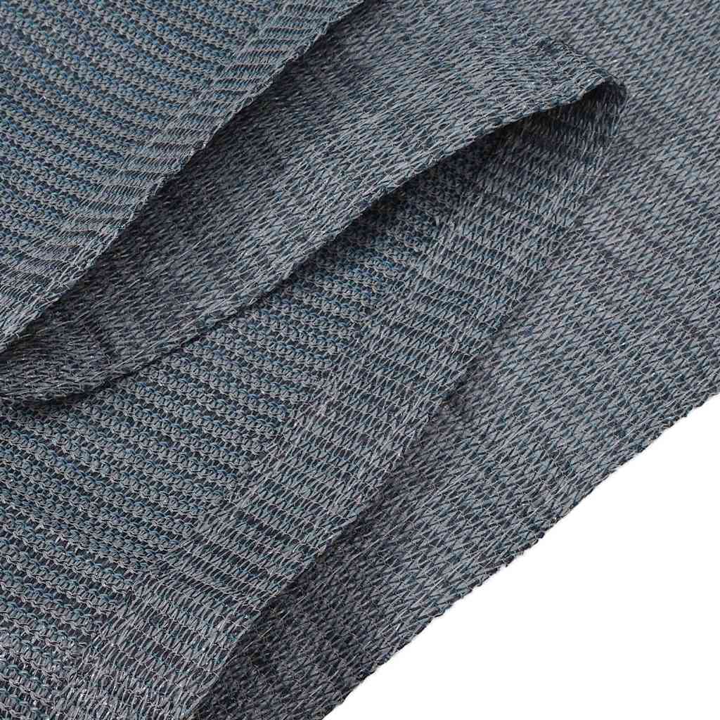 Zeltteppich Blau und Grau 200 x 250 cm Polyethylen