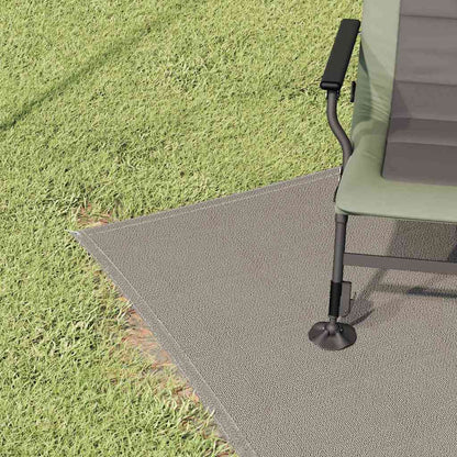 Zeltteppich Hellgrau 200 x 250 cm Polyethylen