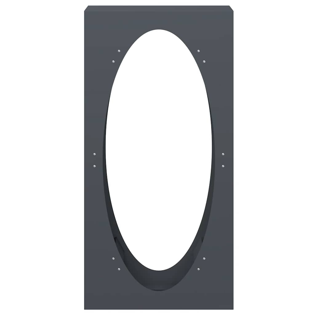 Brennholzregal Anthrazit 50x23x100 cm Kaltgewalzter Stahl