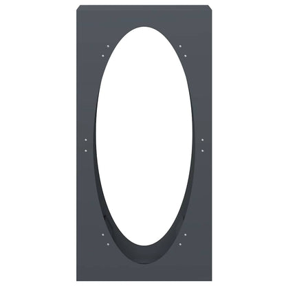 Brennholzregal Anthrazit 50x23x100 cm Kaltgewalzter Stahl