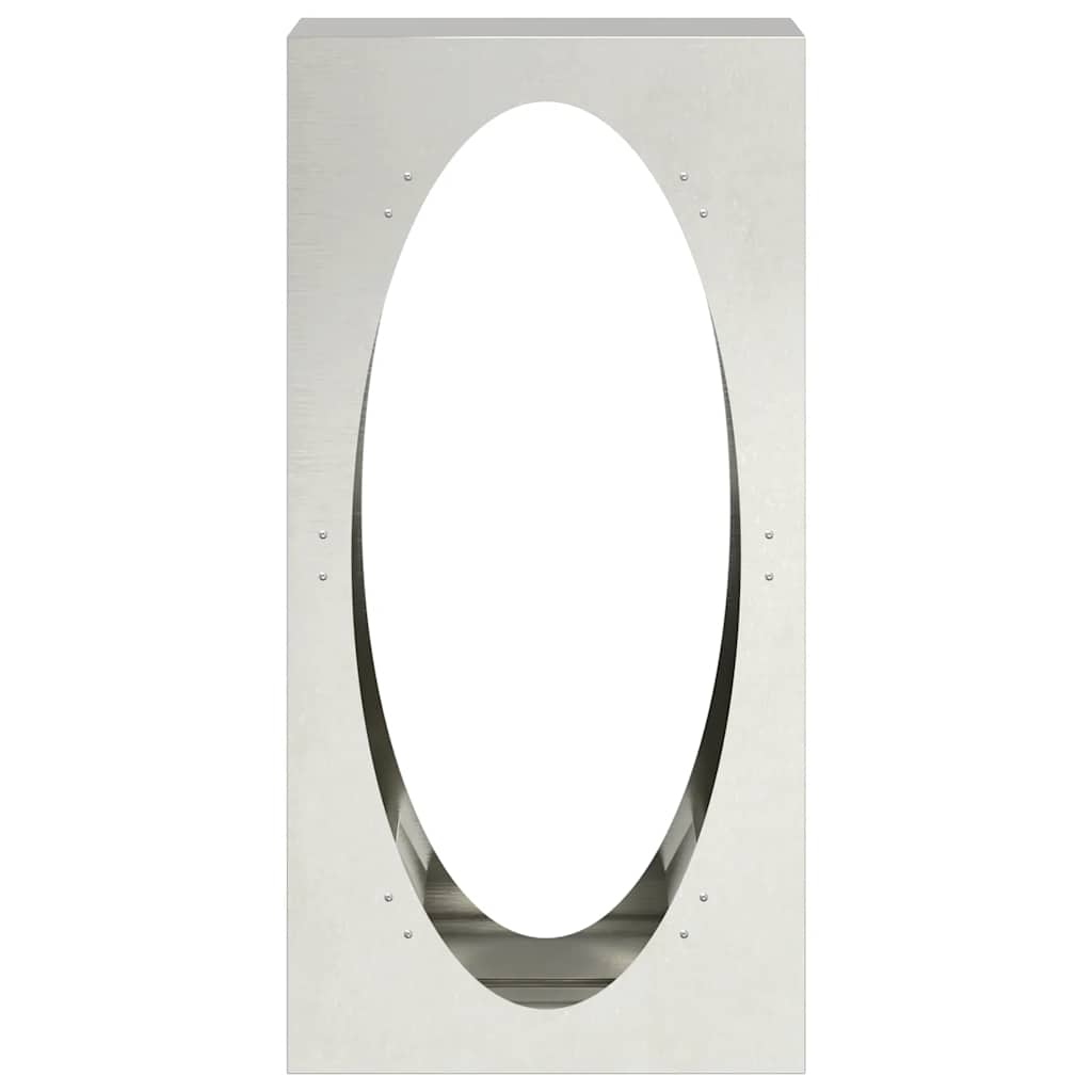 Brennholzregal 50x23x100 cm Edelstahl