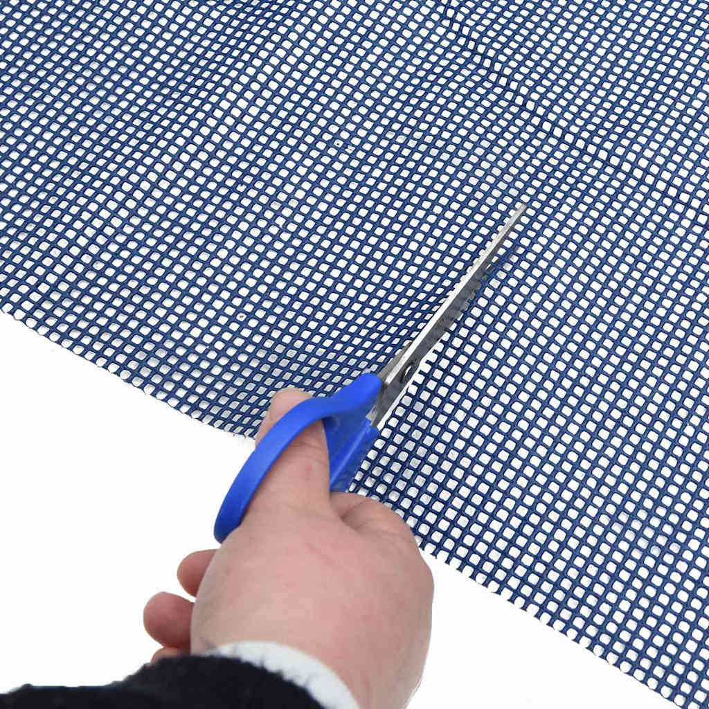 Zeltteppich Blau 500 x 350 cm Polyester