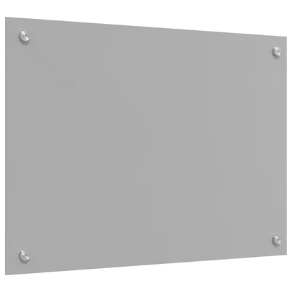 Küchenrückwand Hellgrau 70 x 50 cm Gehärtetes Glas