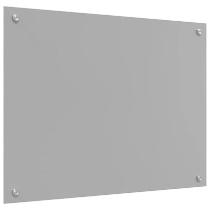 Küchenrückwand Hellgrau 80 x 60 cm Gehärtetes Glas