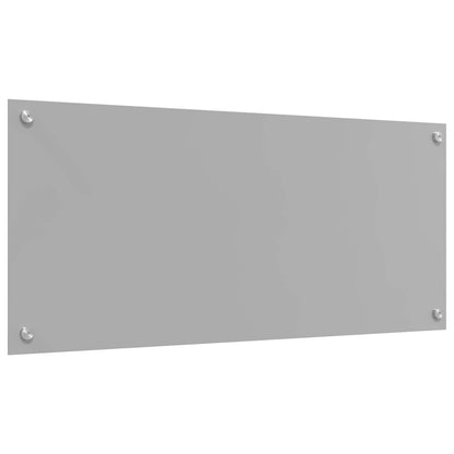 Küchenrückwand Hellgrau 90 x 40 cm Gehärtetes Glas