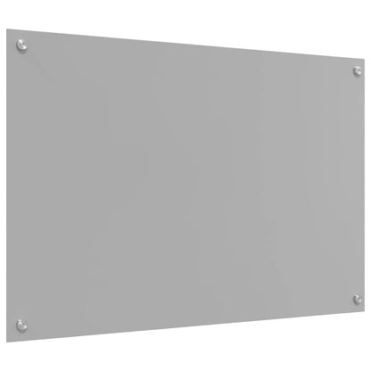 Küchenrückwand Hellgrau 90 x 60 cm Gehärtetes Glas