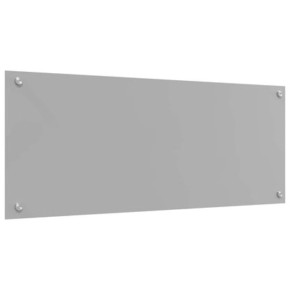 Küchenrückwand Hellgrau 100 x 40 cm Gehärtetes Glas