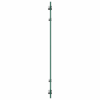 Küchenrückwand Dunkelgrau 80 x 50 x 0,6 cm Gehärtetes Glas