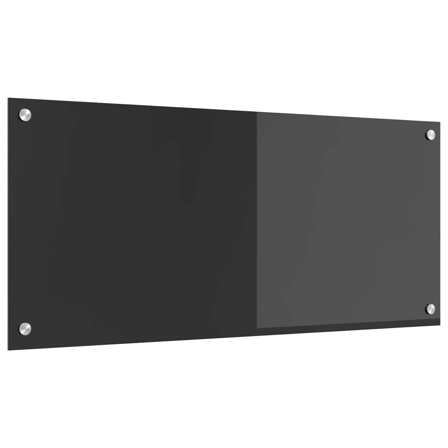 Küchenrückwand Dunkelgrau 90 x 40 x 0,6 cm Gehärtetes Glas