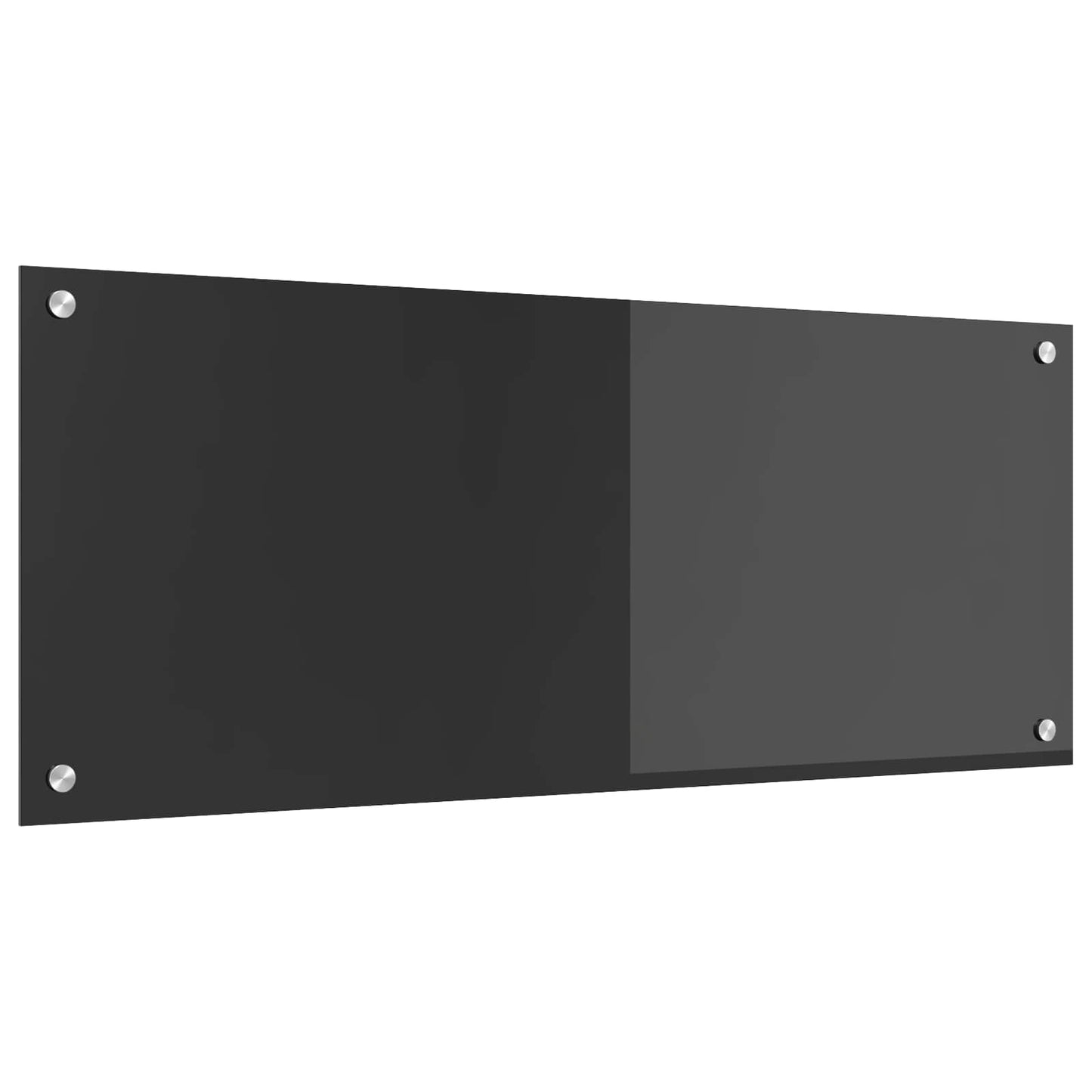 Küchenrückwand Dunkelgrau 100 x 40 x 0,6 cm Gehärtetes Glas