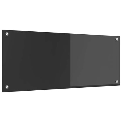Küchenrückwand Dunkelgrau 100 x 40 x 0,6 cm Gehärtetes Glas