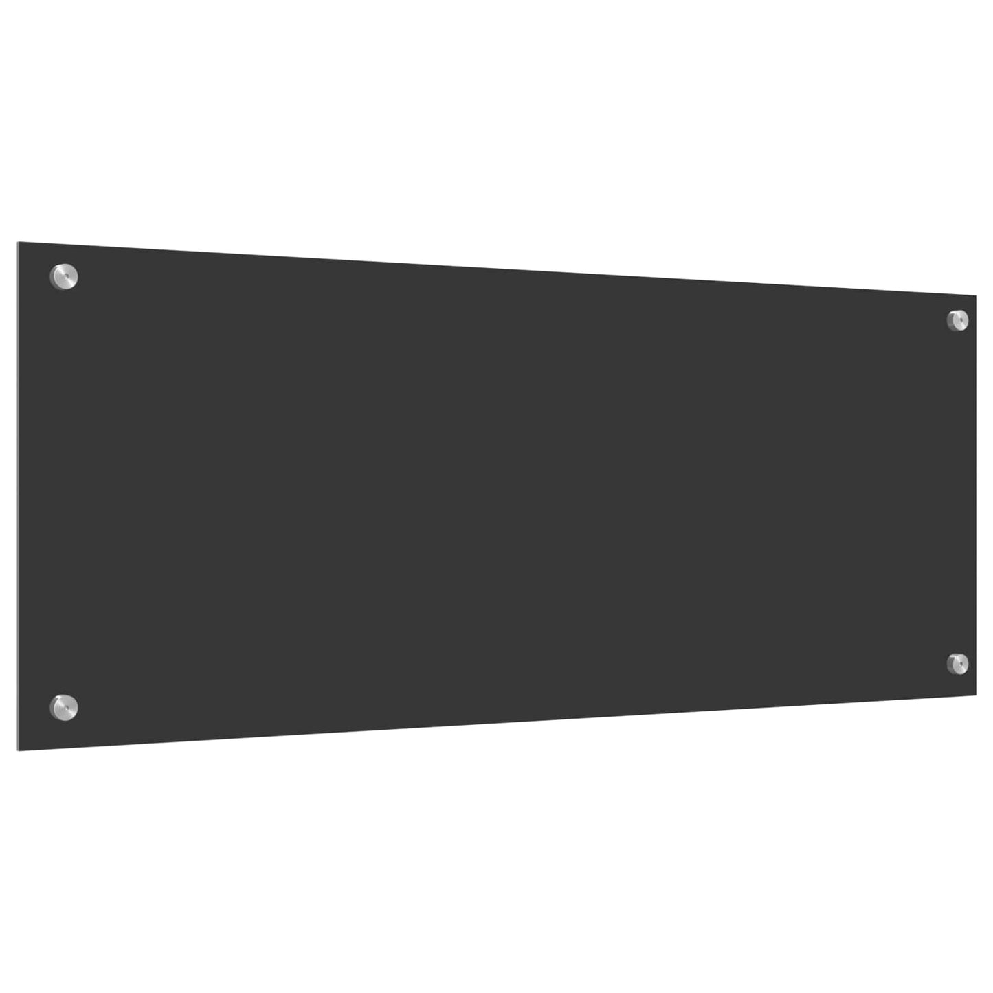 Küchenrückwand Dunkelgrau 100 x 40 x 0,6 cm Gehärtetes Glas