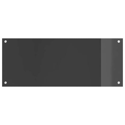 Küchenrückwand Dunkelgrau 100 x 40 x 0,6 cm Gehärtetes Glas