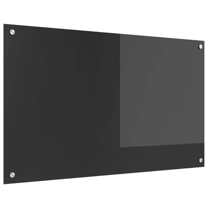 Küchenrückwand Dunkelgrau 100 x 60 x 0,6 cm Gehärtetes Glas