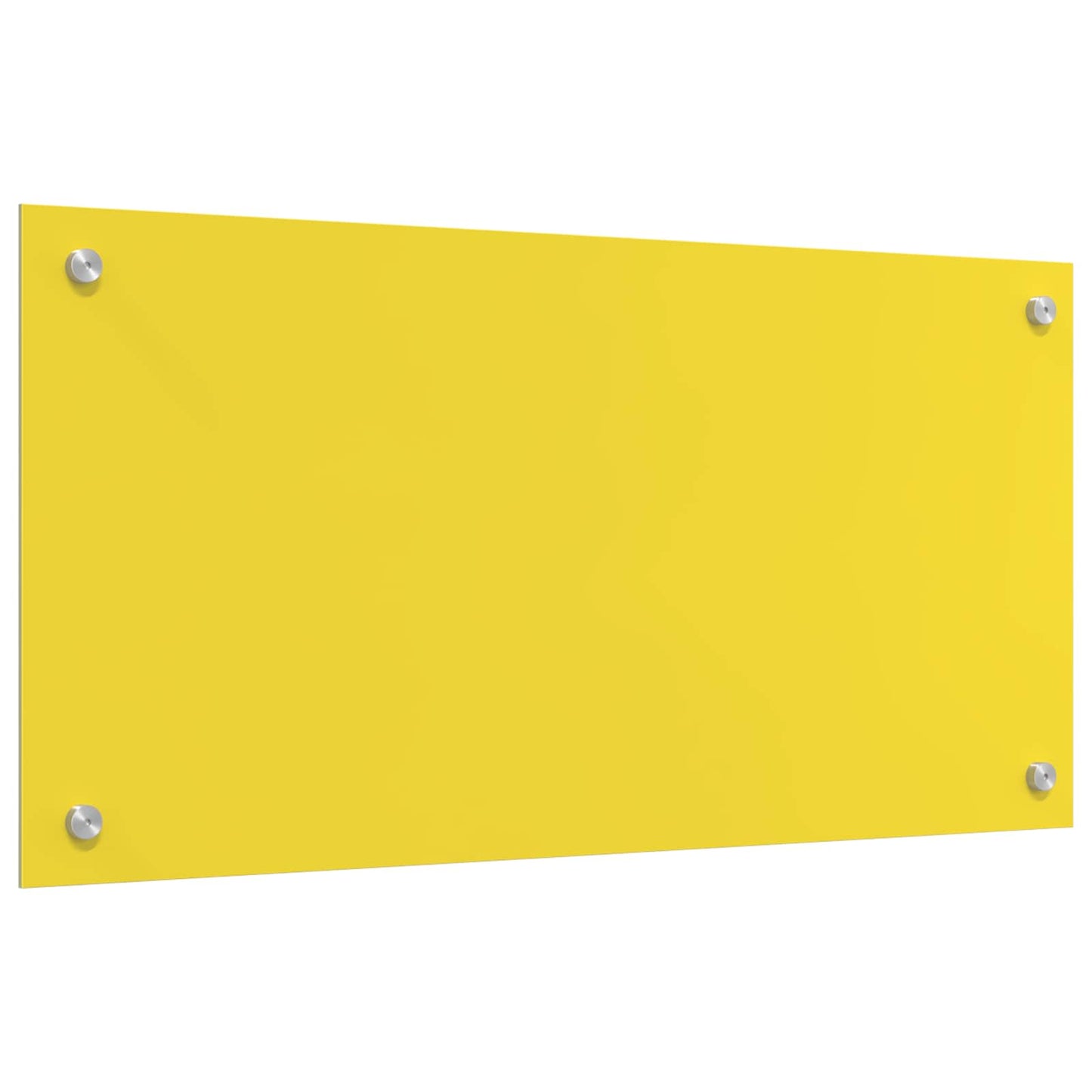 Küchenrückwand Gelb 80 x 40 x 0,6 cm Gehärtetes Glas
