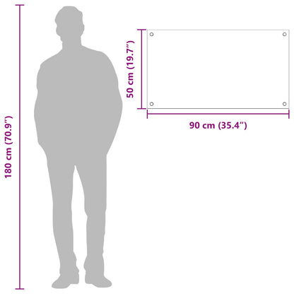 Küchenrückwand Gelb 90 x 50 x 0,6 cm Gehärtetes Glas