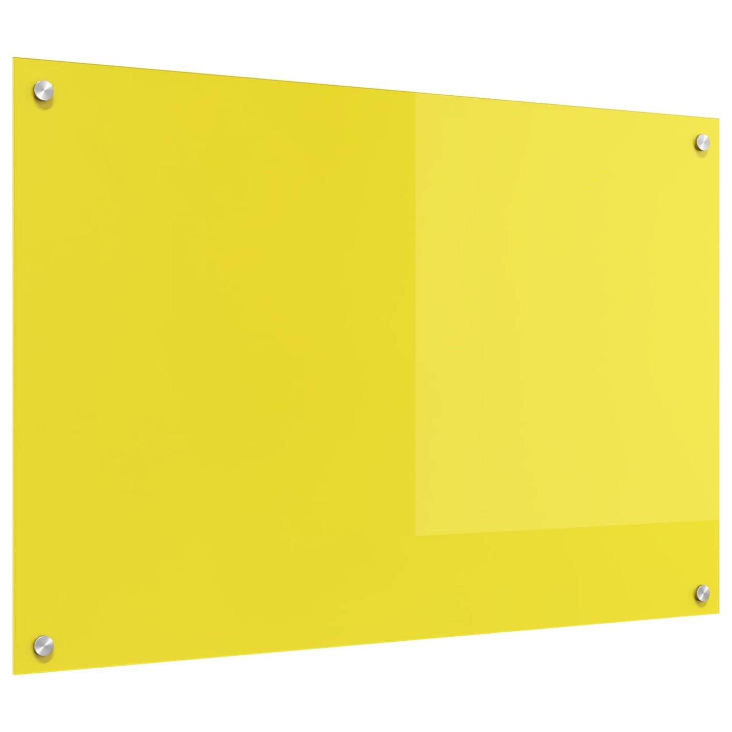 Küchenrückwand Gelb 90 x 60 x 0,6 cm Gehärtetes Glas