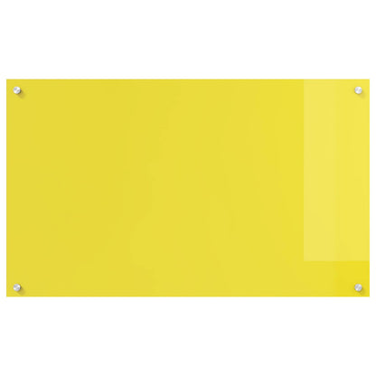 Küchenrückwand Gelb 100 x 60 x 0,6 cm Gehärtetes Glas