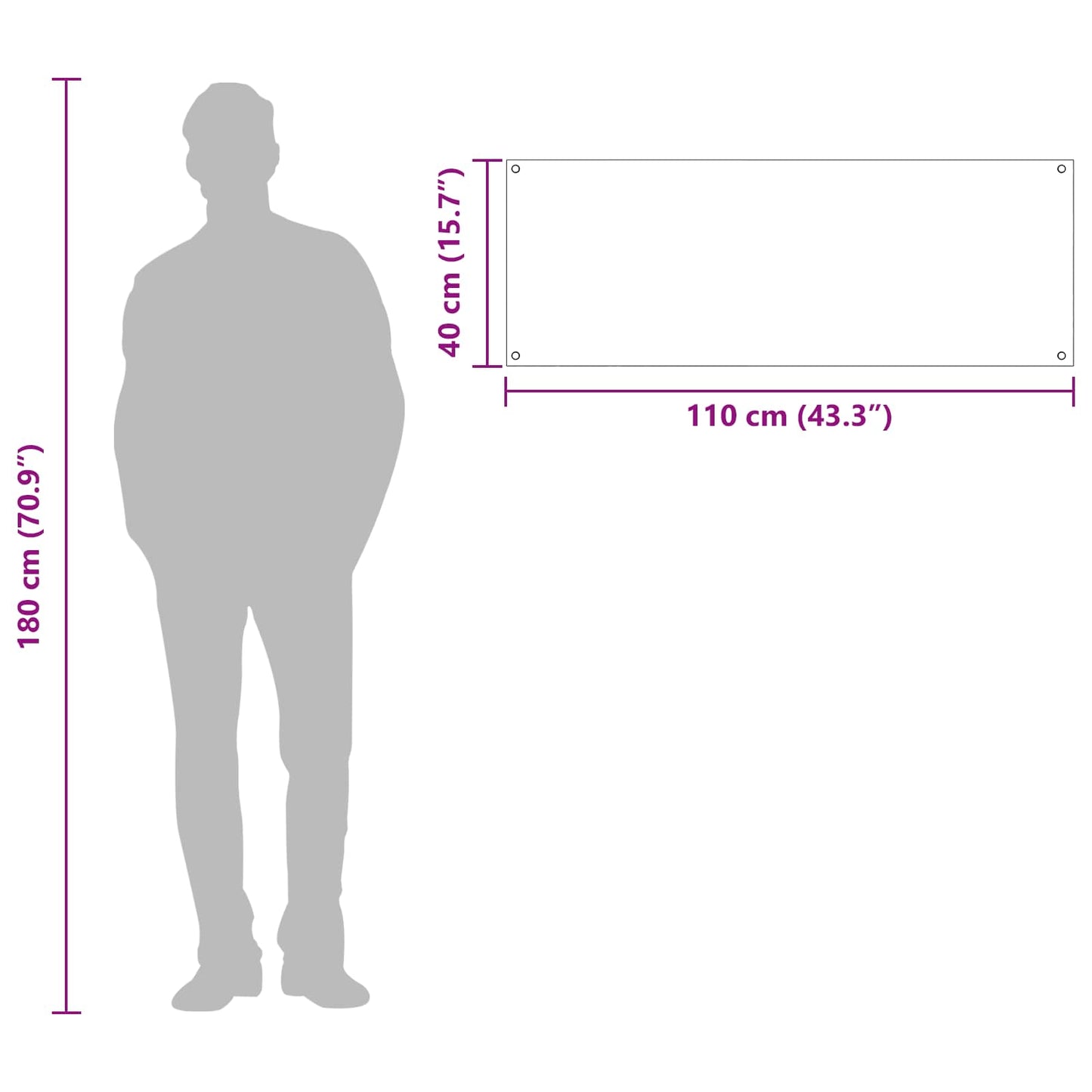 Küchenrückwand Schwarz 110 x 40 x 0,6 cm Gehärtetes Glas