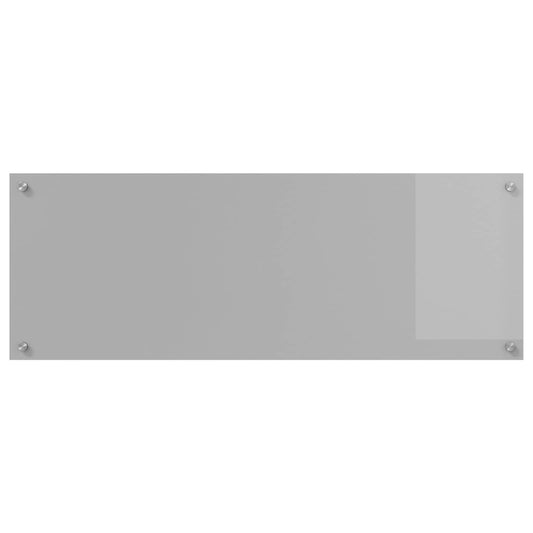 Küchenrückwand Hellgrau 110 x 40 x 0,6 cm Gehärtetes Glas