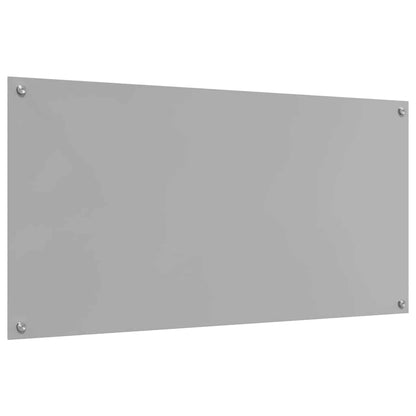 Küchenrückwand Hellgrau 120 x 60 cm Gehärtetes Glas