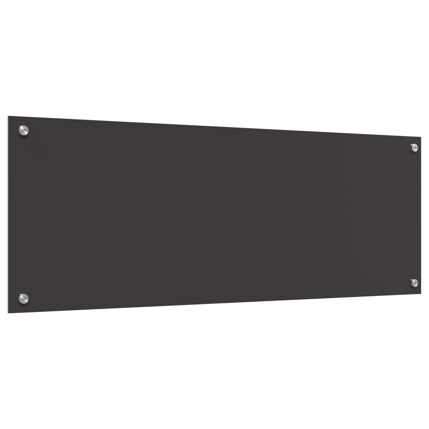 Küchenrückwand Dunkelgrau 110 x 40 x 0,6 cm Gehärtetes Glas