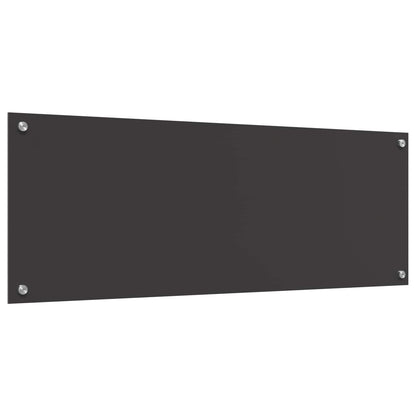 Küchenrückwand Dunkelgrau 110 x 40 x 0,6 cm Gehärtetes Glas