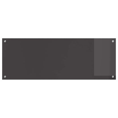 Küchenrückwand Dunkelgrau 110 x 40 x 0,6 cm Gehärtetes Glas