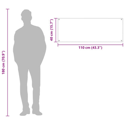 Küchenrückwand Dunkelgrau 110 x 40 x 0,6 cm Gehärtetes Glas