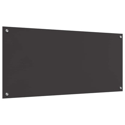 Küchenrückwand Dunkelgrau 110 x 50 x 0,6 cm Gehärtetes Glas