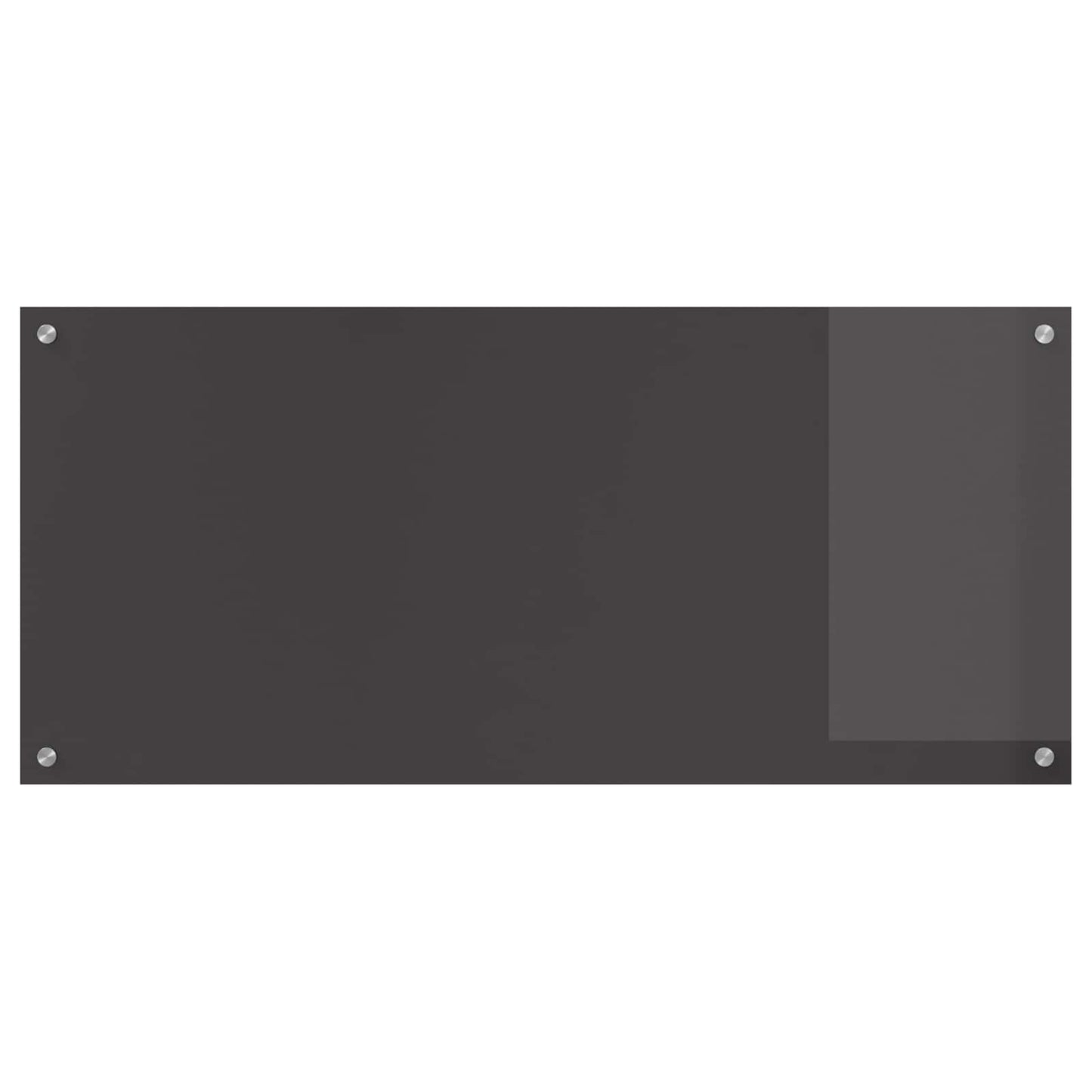 Küchenrückwand Dunkelgrau 110 x 50 x 0,6 cm Gehärtetes Glas