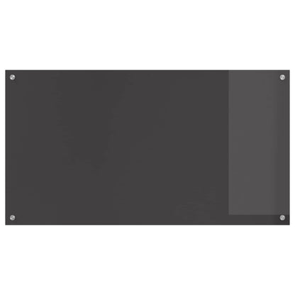 Küchenrückwand Dunkelgrau 110 x 60 x 0,6 cm Gehärtetes Glas