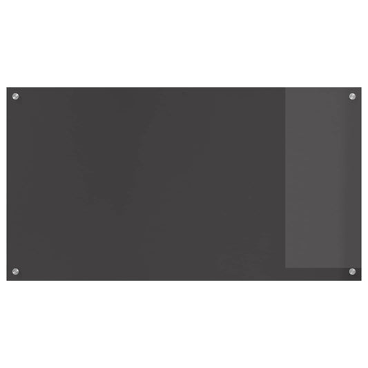 Küchenrückwand Dunkelgrau 110 x 60 x 0,6 cm Gehärtetes Glas