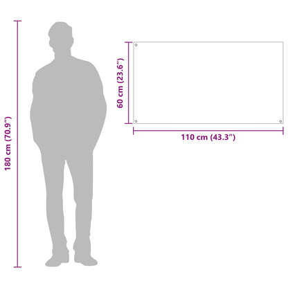 Küchenrückwand Dunkelgrau 110 x 60 x 0,6 cm Gehärtetes Glas