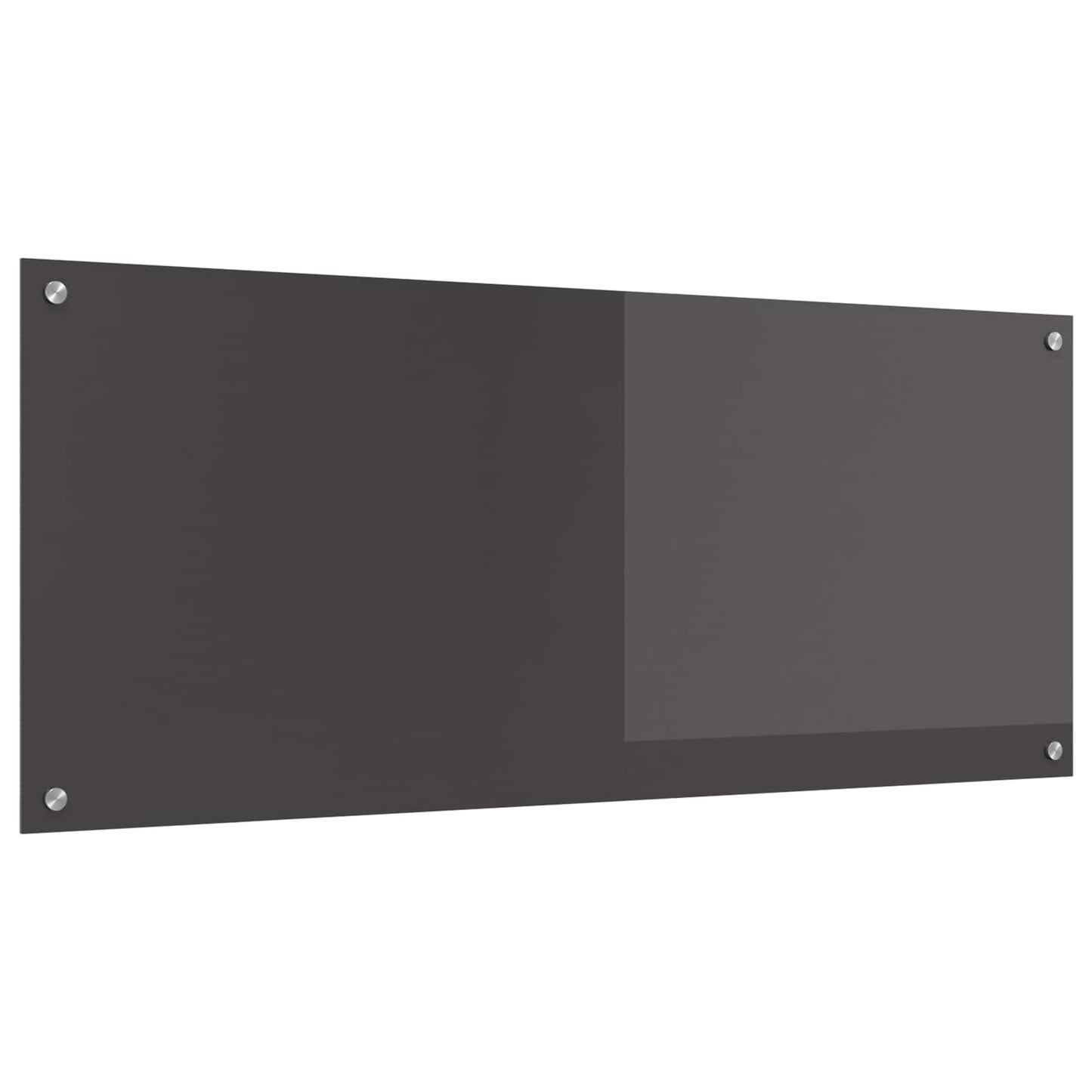 Küchenrückwand Dunkelgrau 120 x 50 x 0,6 cm Gehärtetes Glas