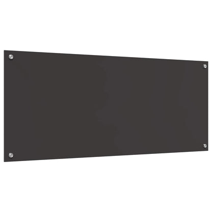 Küchenrückwand Dunkelgrau 120 x 50 x 0,6 cm Gehärtetes Glas
