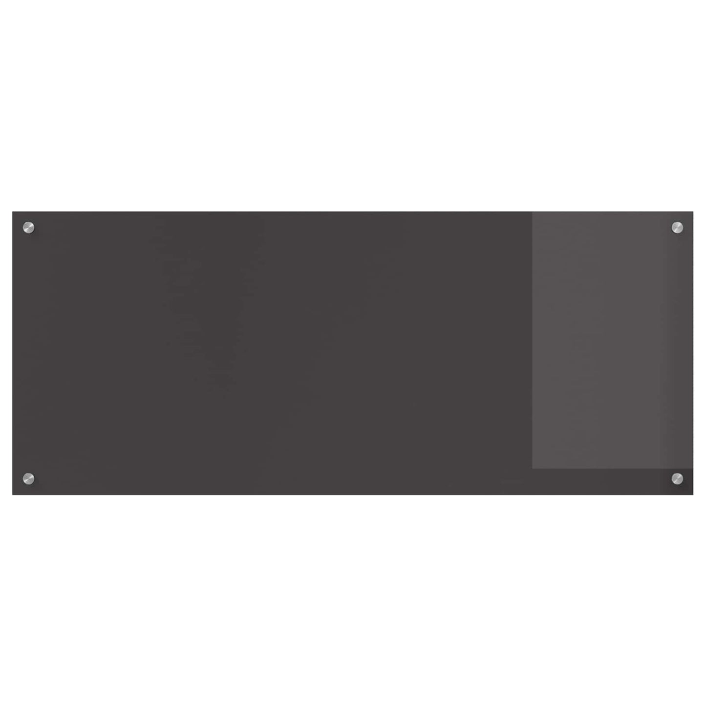 Küchenrückwand Dunkelgrau 120 x 50 x 0,6 cm Gehärtetes Glas