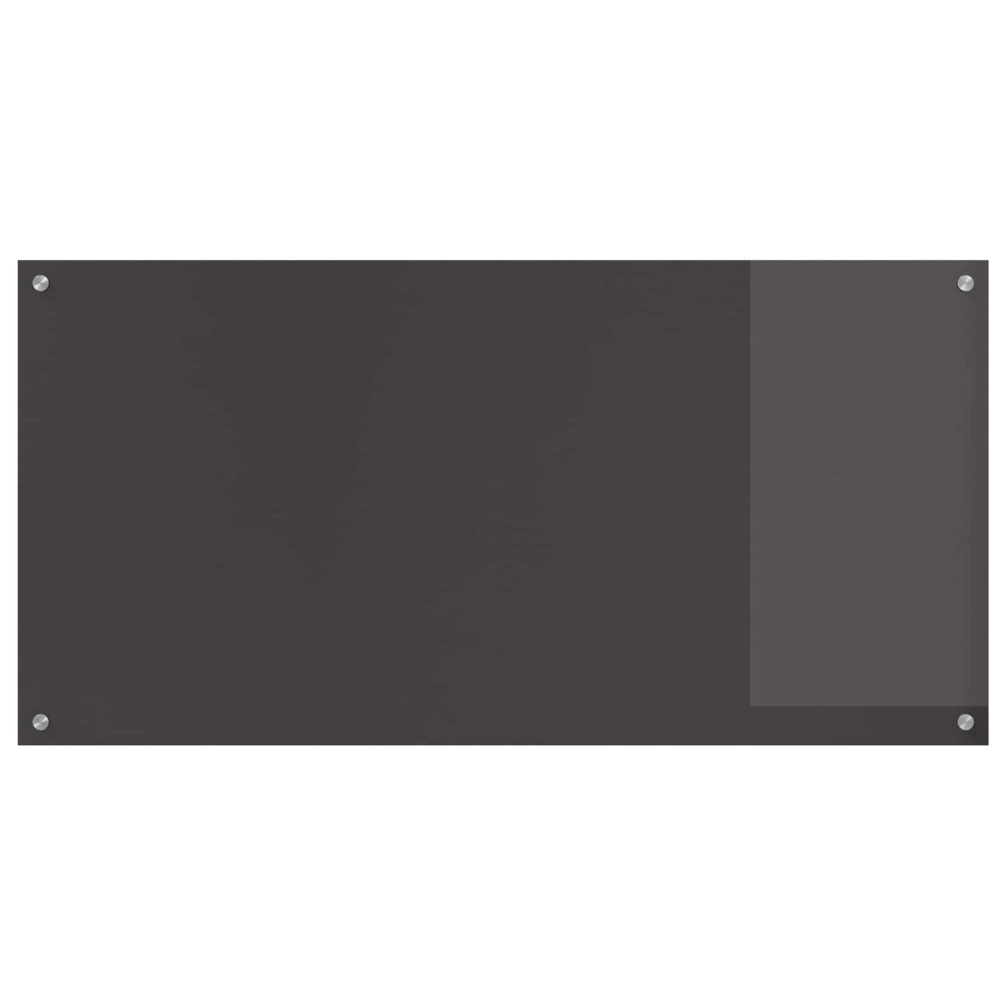 Küchenrückwand Dunkelgrau 120 x 60 x 0,6 cm Gehärtetes Glas