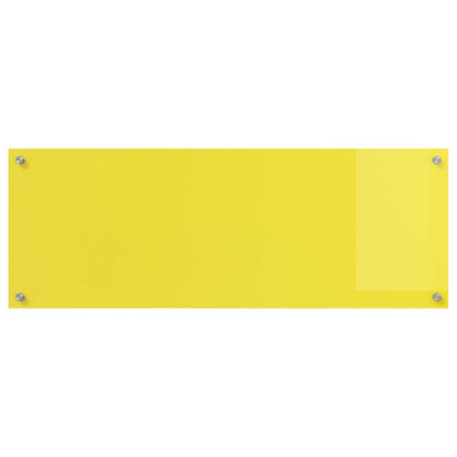 Küchenrückwand Gelb 110 x 40 x 0,6 cm Gehärtetes Glas