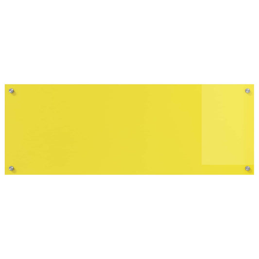 Küchenrückwand Gelb 110 x 40 x 0,6 cm Gehärtetes Glas