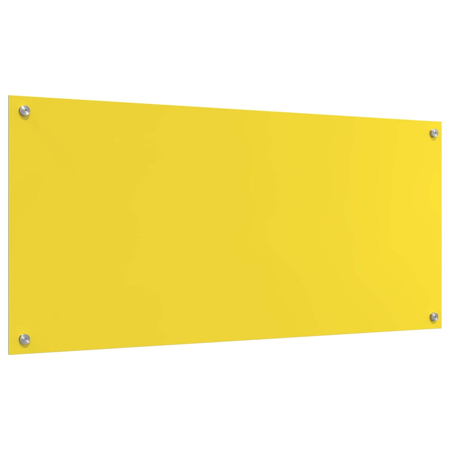 Küchenrückwand Gelb 110 x 50 x 0,6 cm Gehärtetes Glas