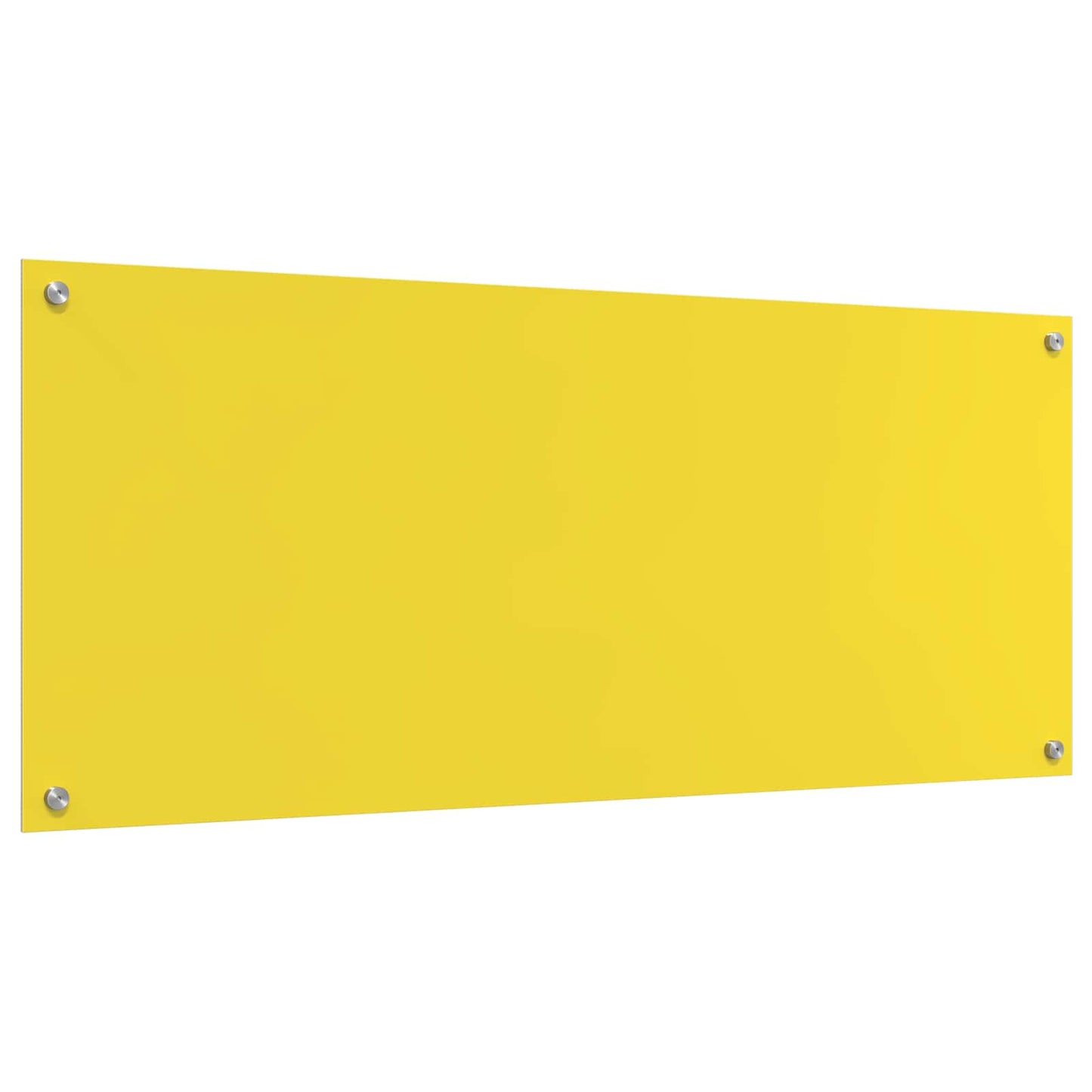 Küchenrückwand Gelb 120 x 50 x 0,6 cm Gehärtetes Glas
